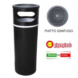 PATTUMIERA CON POSACENERE CIGAR SUPER NERA