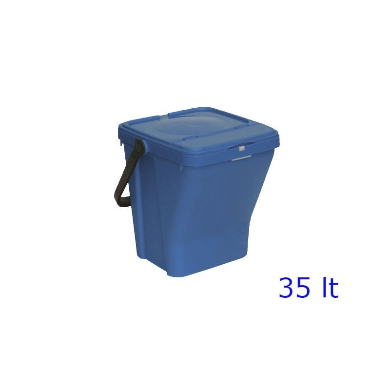 PATTUMIERA DIFFERENZIATA ECOTOP Lt 35 BLU