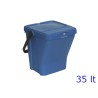PATTUMIERA DIFFERENZIATA ECOTOP Lt 35 BLU