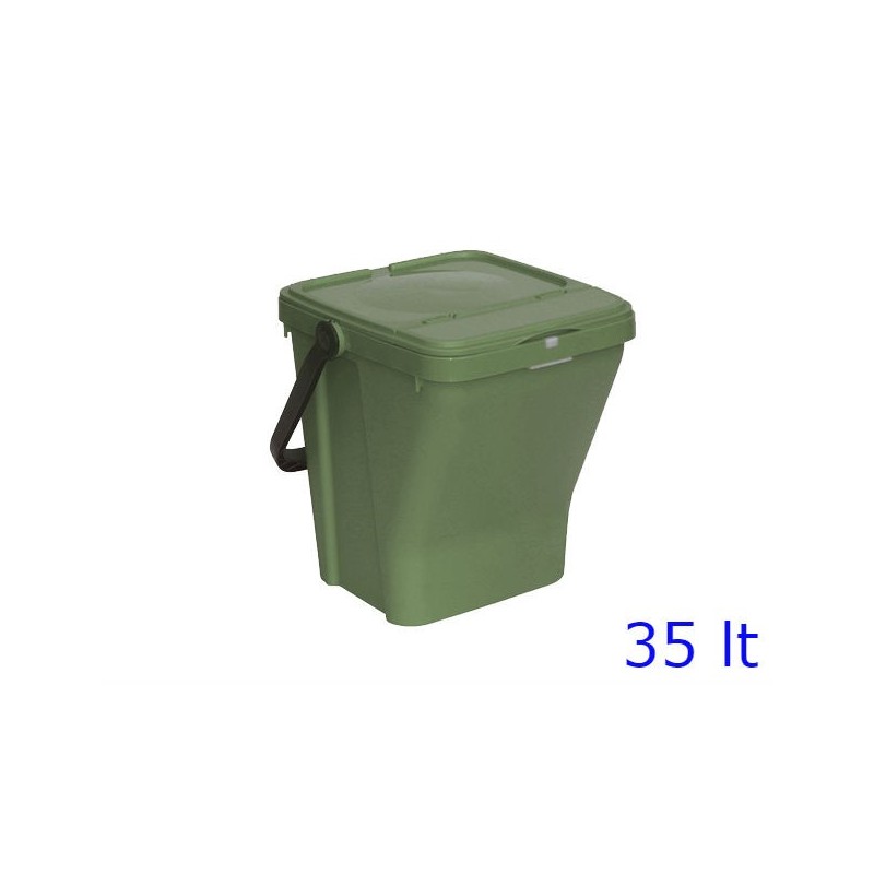 PATTUMIERA DIFFERENZIATA ECOTOP Lt 35 VERDE