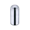 PATTUMIERA INOX COPERCHIO PUSH Lt 40