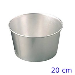 STAMPO PANETTONE ALLUMINIO ALTO CM 20