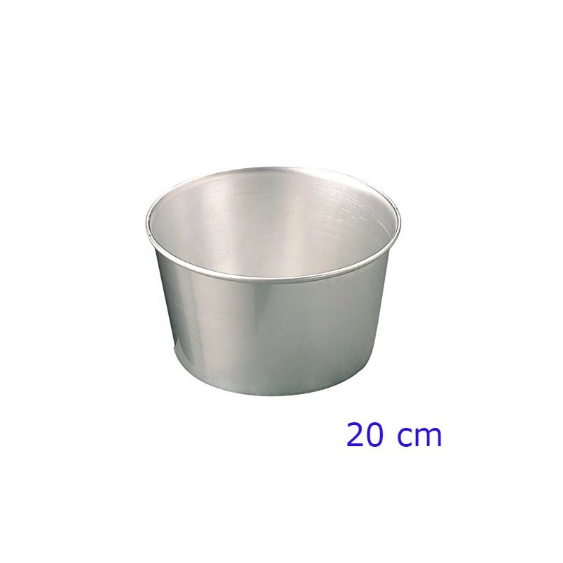 STAMPO PANETTONE ALLUMINIO ALTO CM 20