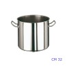 PENTOLA ALTA INOX 2/M CM 32 SERIE 2000