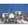 PENTOLA INOX FLORA C/C CM 20