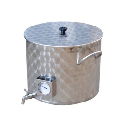 PENTOLA INOX PER PRODUZIONE BIRRA Lt  50