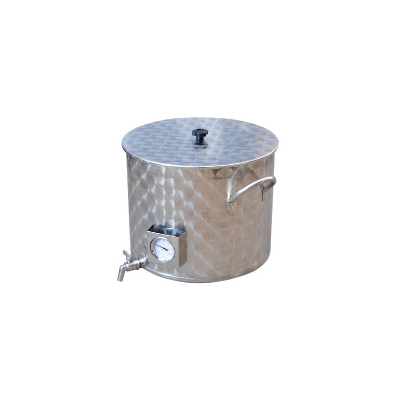 PENTOLA INOX PER PRODUZIONE BIRRA Lt  50
