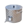 PENTOLA INOX PER PRODUZIONE BIRRA Lt  50
