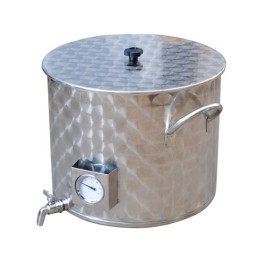 PENTOLA INOX PER PRODUZIONE BIRRA Lt 100