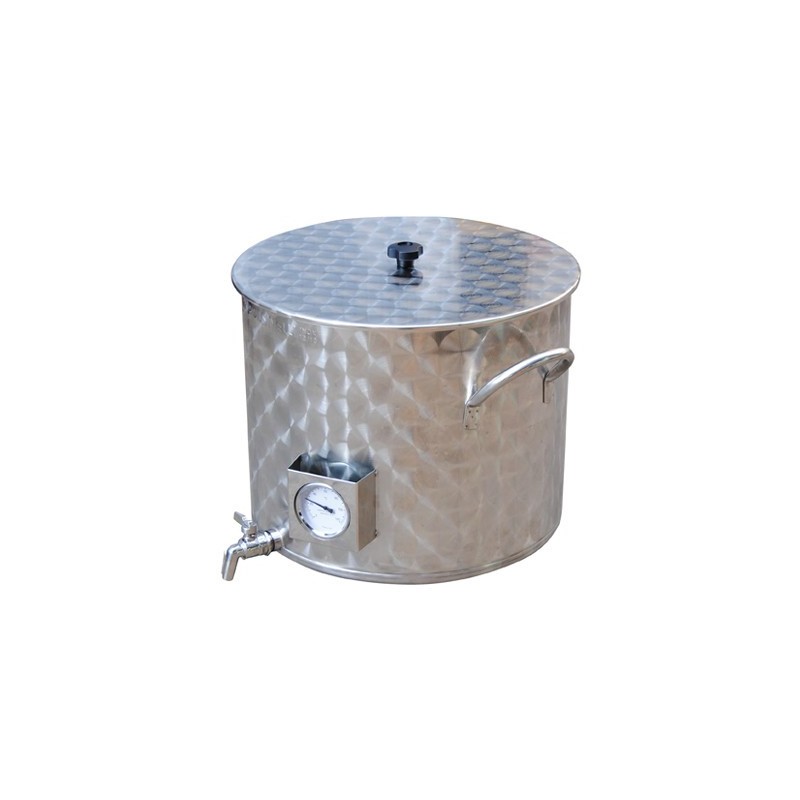 PENTOLA INOX PER PRODUZIONE BIRRA Lt 100