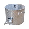 PENTOLA INOX PER PRODUZIONE BIRRA Lt 100