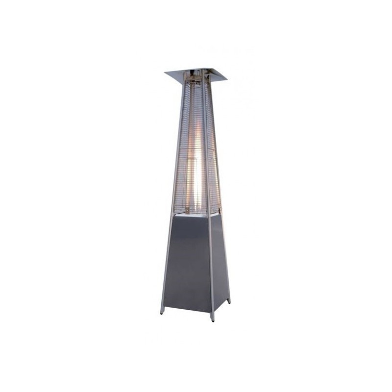 STUFA PIRAMIDE A GAS GPL 13 KW NERO - XONE