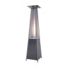 STUFA PIRAMIDE A GAS GPL 13 KW NERO - XONE