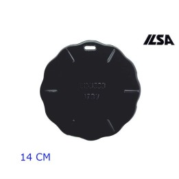 PIASTRA DISCO SPARGIFIAMMA RADIANTE IN GHISA SMALTATA CM 14 ILSA