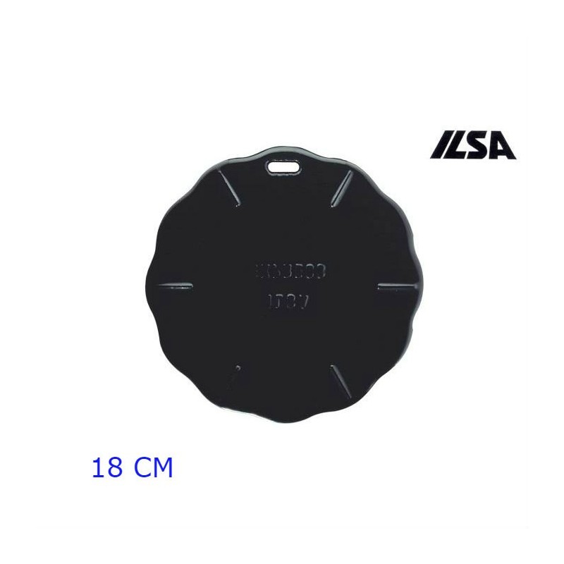 PIASTRA DISCO SPARGIFIAMMA RADIANTE IN GHISA SMALTATA CM 18 ILSA