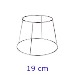 SUPPORTO VASSOIO ACCIAIO CROMATO CM 19-28