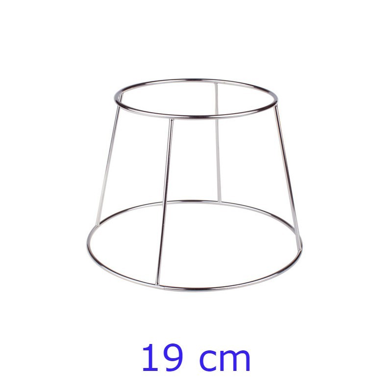 SUPPORTO VASSOIO ACCIAIO CROMATO CM 19-28