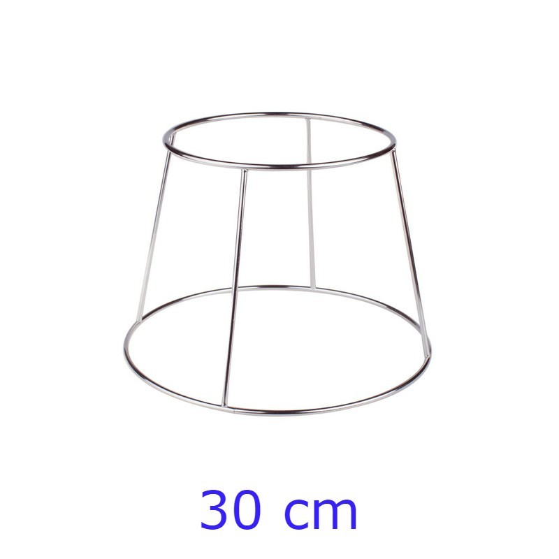 SUPPORTO VASSOIO ACCIAIO CROMATO CM 30-40
