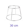 SUPPORTO VASSOIO ACCIAIO CROMATO CM 30-40