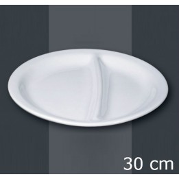 PIATTO ANTIPASTIERA BIS CM 30 NAPOLI BIANCO