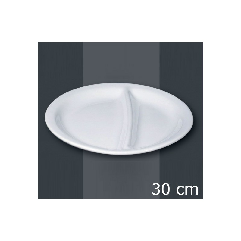 PIATTO ANTIPASTIERA BIS CM 30 NAPOLI BIANCO