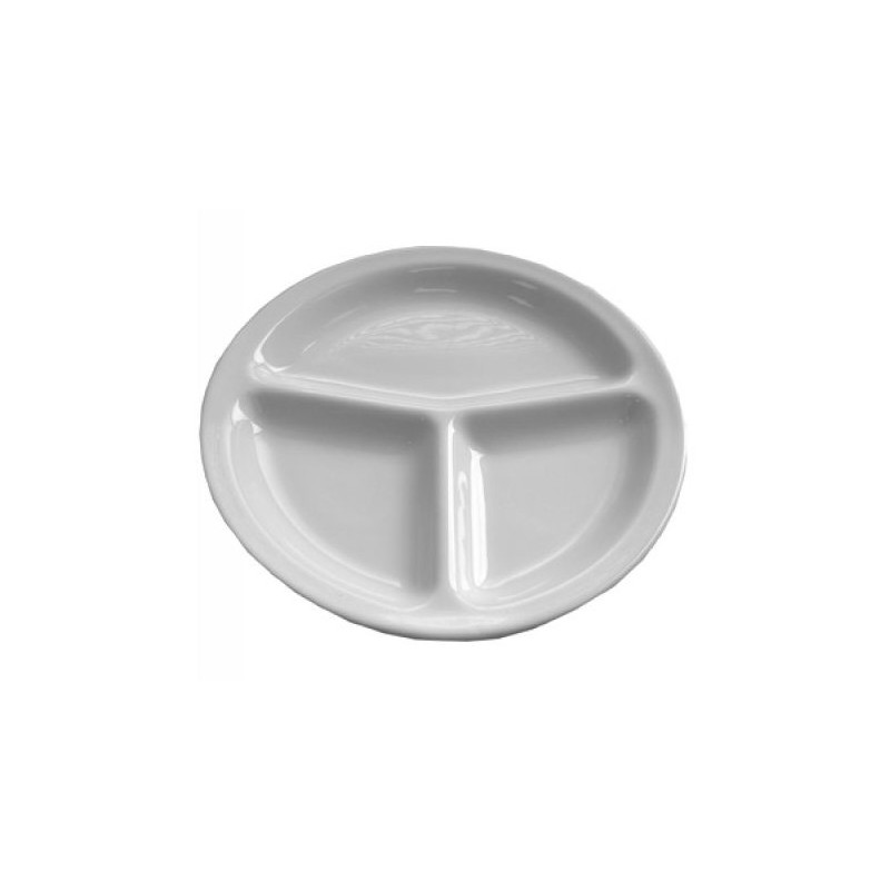 PIATTO ANTIPASTIERA TRIS CM 30 NAPOLI BIANCO
