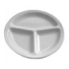 PIATTO ANTIPASTIERA TRIS CM 30 NAPOLI BIANCO