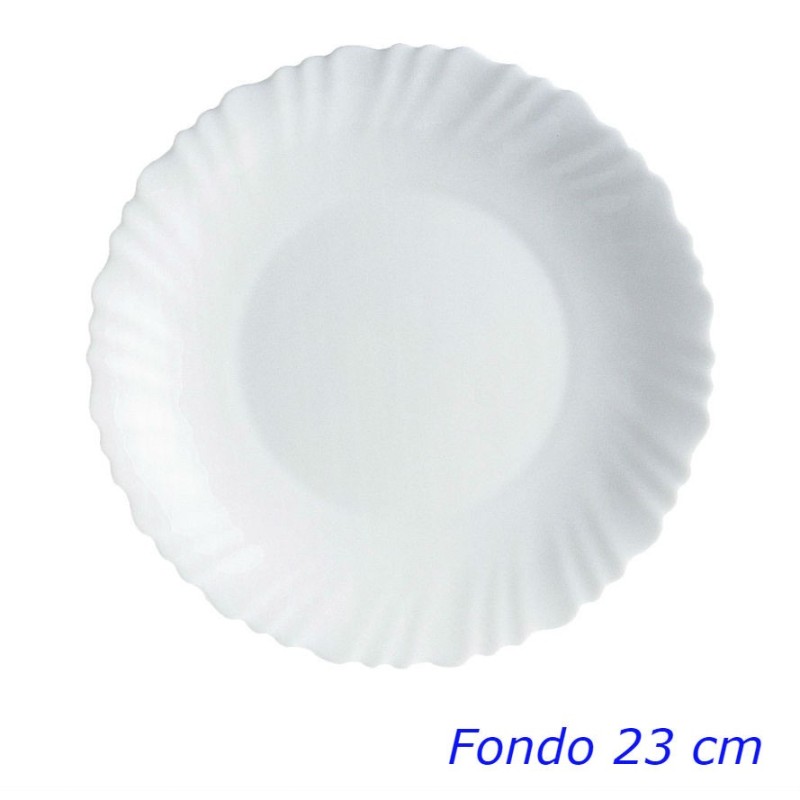 PIATTO ARCOPAL FESTON BIANCO FONDO CM 23 LUMINARC