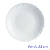 PIATTO ARCOPAL FESTON BIANCO FONDO CM 23 LUMINARC