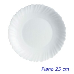 PIATTO ARCOPAL FESTON BIANCO PIANO CM 25 LUMINARC
