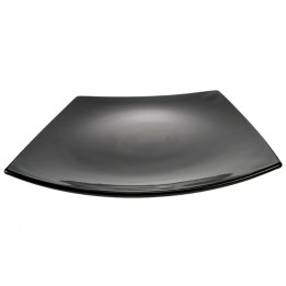 PIATTO ARCOPAL QUADRATO PIANO CM 27 NERO LUMINARC