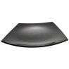 PIATTO ARCOPAL QUADRATO PIANO CM 27 NERO LUMINARC