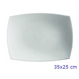 PIATTO ARCOPAL QUADRATO PIANO PORTATA CM 35x25 BIANCO LUMINARC