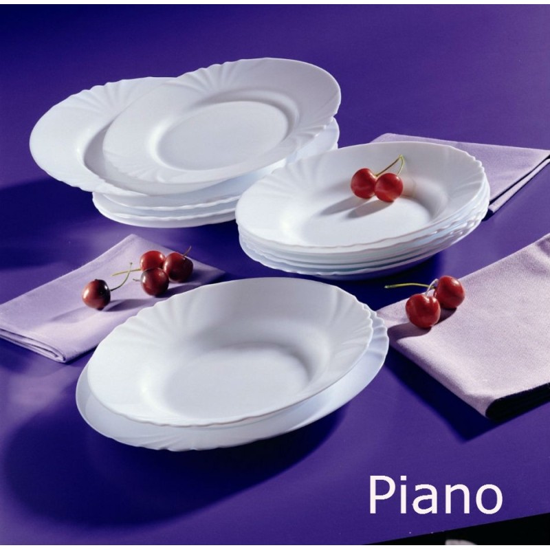PIATTO CADIX BIANCO PIANO CM 25 LUMINARC