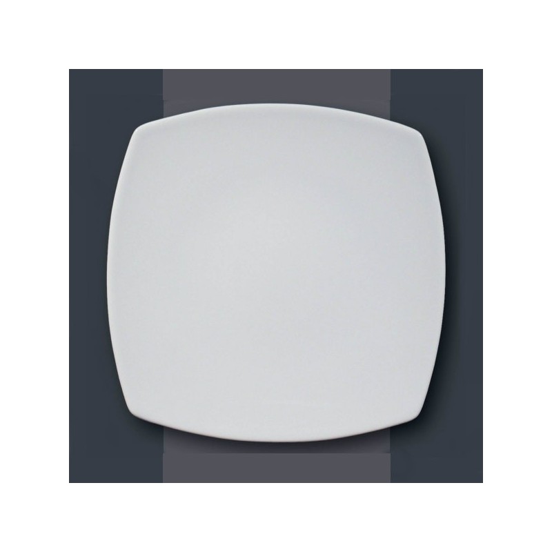 PIATTO FRUTTA AKCENT QUADRATO BIANCO CM 20