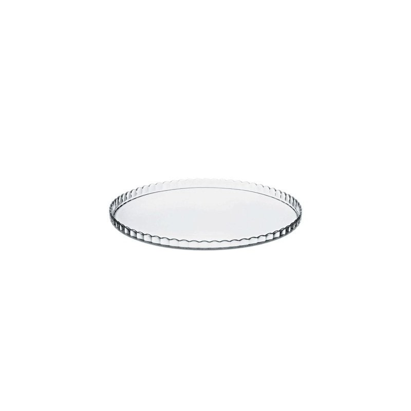 PIATTO IN VETRO PORTA DOLCI MOD. PATISSERIE CM 32