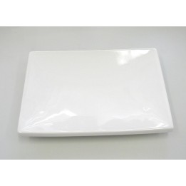 PIATTO PIANO RETTANGOLARE CM 22x15 BIANCO LUCIDO
