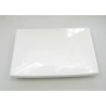 PIATTO PIANO RETTANGOLARE CM 22x15 BIANCO LUCIDO