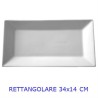 PIATTO PORCELLANA SATURNIA KIMI QUADRATO RETTANGOLARE CM 34x14