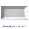 PIATTO PORCELLANA SATURNIA KIMI QUADRATO RETTANGOLARE CM 34x18