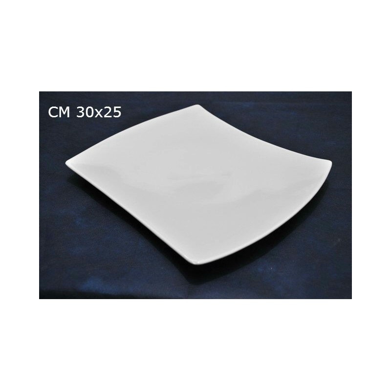 PIATTO SATURNIA TOKIO RETTANGOLARE SAGOMATO CM 30x25