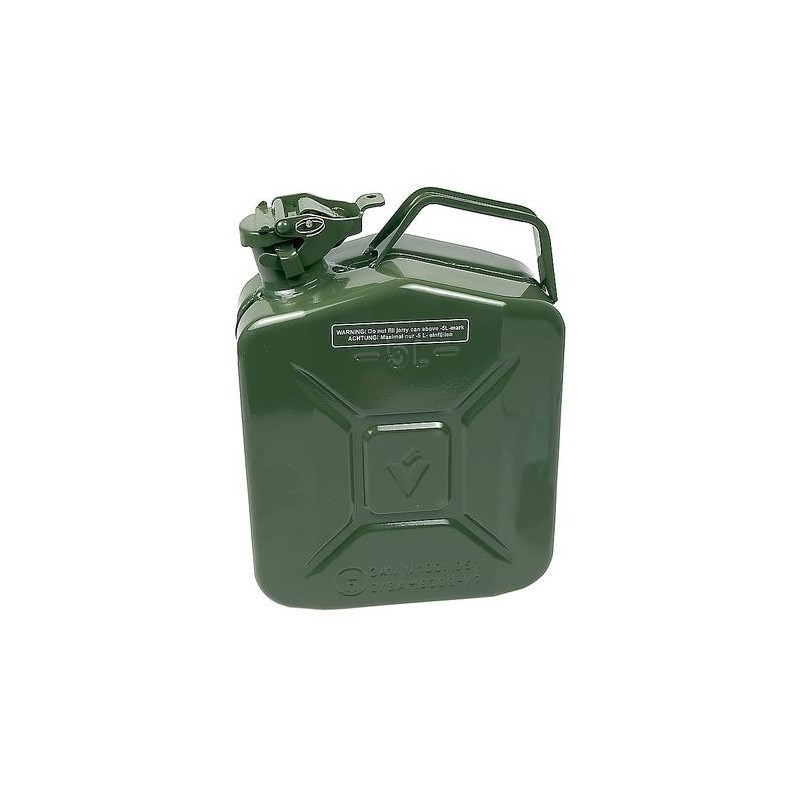 TANICA METALLO PER BENZINA Lt  5 VERDE
