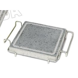 PIETRA LAVICA QUADRA CON STAND CM 21x21
