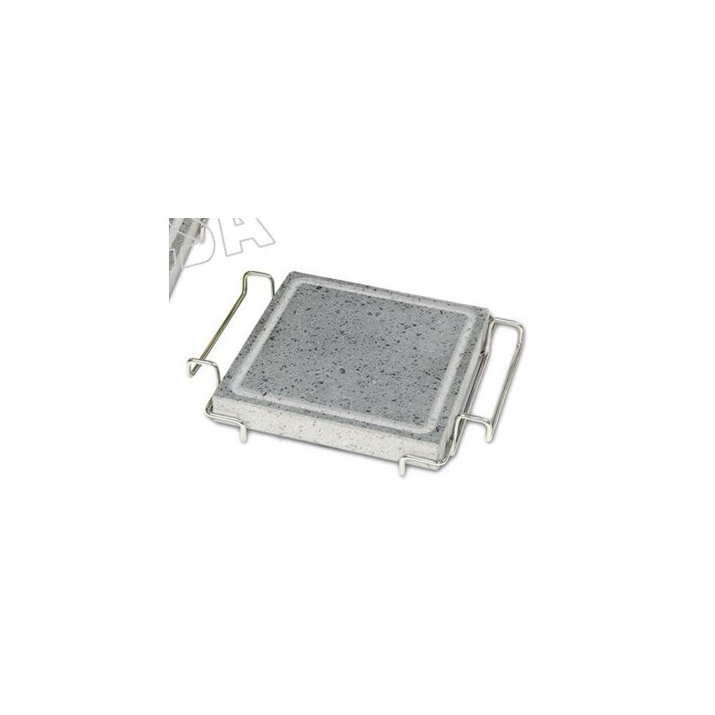 PIETRA LAVICA QUADRA CON STAND CM 21x21