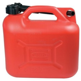 TANICA PER BENZINA IN PLASTICA LT 5 ROSSA