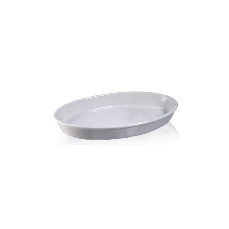 PIROFILA BIANCA DA FORNO OVALE CM 22