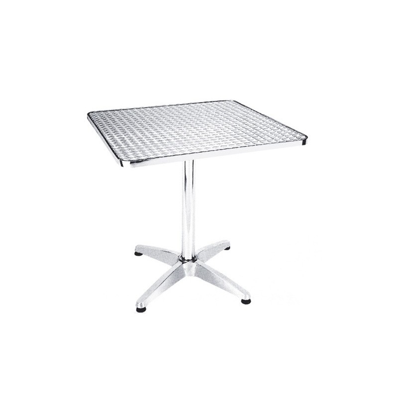 TAVOLO ALLUMINIO FORMIA CM 60x60