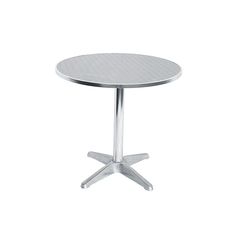 TAVOLO ALLUMINIO FORMIA TONDO CM 60