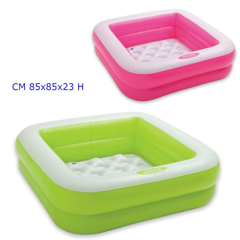 PISCINA GONFIABILE QUADRATA CM 85x85x23 H INTEX