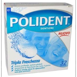 POLIDENT TRIPLA FRESCHEZZA 32 COMPRESSE